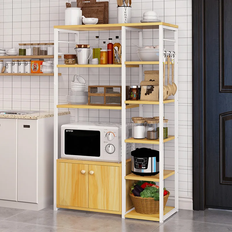 

Storage Shelf Creative Kitchen Microwave Oven Shelf Rack Multilayer Multi-functional Kitchen Storage Rack luo di jia