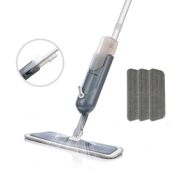 

Flat Spray Mop for Floor Cleaning Mop with a Refillable Spray Bottle And Refill Pads Home Kitchen Living Room Floor Cleaning