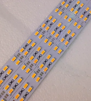 

50pcs/lot 100cm LED double line hard strip bar light 12v 144pcs LED/M 5630/5730strip bar for jewelry countercabinet