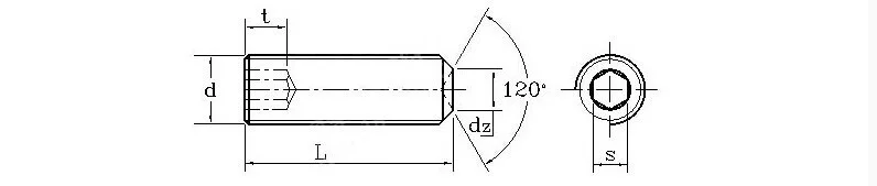 Set screw DIN916 -003