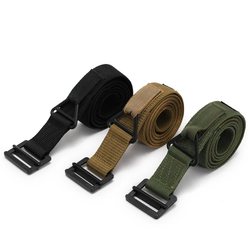 

Men's Special Tactical Belt Outdoor Sports Climbing Training Adventure Equipment Nylon Adjustable Military Belt
