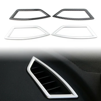 

2Pcs Car Front Dashboard Air Condition Vent Outlet Cover Trim For 2019 2020 Subaru Forester