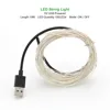 5M 10M USB Powered LED String lights Silver Wire Fairy Garland New Year Decor Wedding Christmas Decoration for Home Room ► Photo 3/6