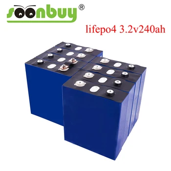 

2020 4pcs new 3.2v 240ah lifepo4 battery for 12v 24v 48v electric vehicle solar battery ev rv prismatic lifepo4 lithium battery