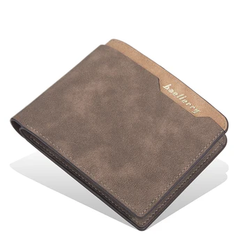 

2020 New Style Men Leather Wallet Fashion Small Short Card Holder for Male Trifold Mini Money Bag Man Slim Purse Mens Wallets