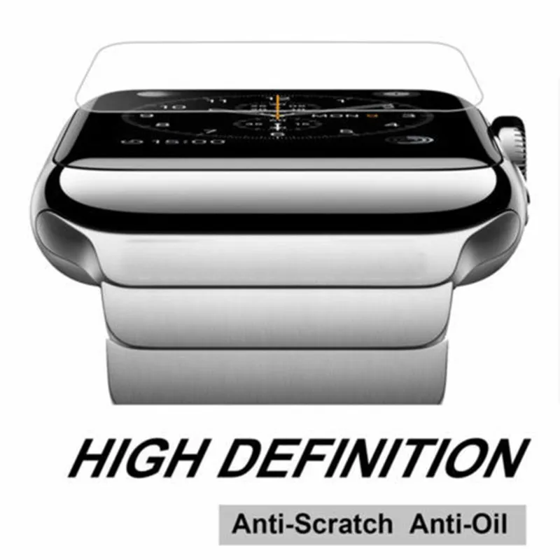 Защитная пленка для мобильного HD из закаленного стекла для Apple Watch Series 3 2 1 38 мм 42 мм Защитная пленка для экрана для i Watch 4/5 40 мм 44 мм