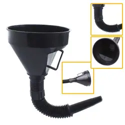 Entonnoir à bec large, en plastique, économie de travail, filtre à huile pour voiture, entonnoir filtrant pour camion 