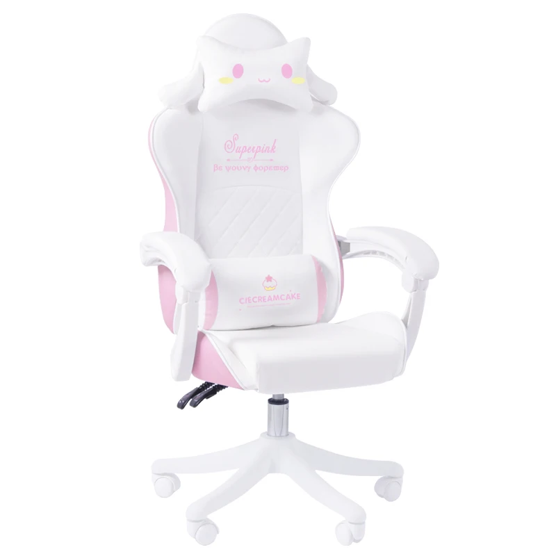 2023 nuova sedia per Computer serie Macaron rosa sedia da gioco per ragazza  carina sedia girevole sollevabile Anchor sedia da gioco dal vivo promozione  - AliExpress