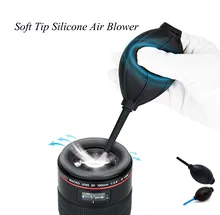 Outil de nettoyage de souffleur d'air en Silicone à pointe souple, pour capteur Digital SLR Len, écrans LCD, Instruments de musique, claviers, filtre de télescope 