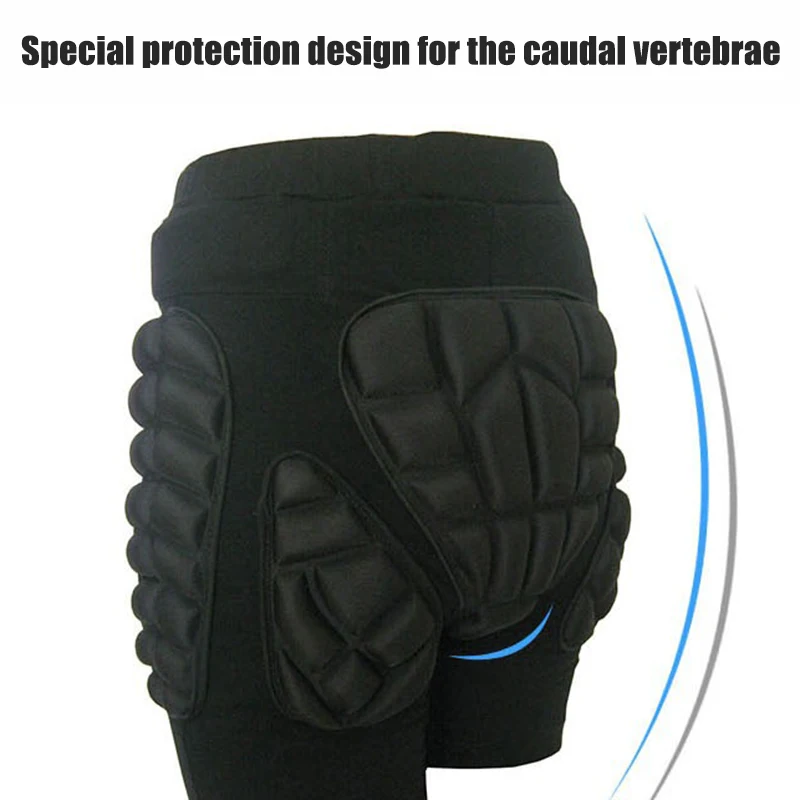 Новые хип хоп Защитные шорты EVA Paded Guard Короткие штаны для катания на лыжах коньках