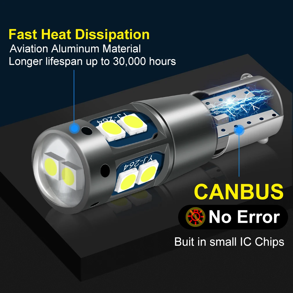 Canbus ׸ ڵ ȣ Ʈ, ڵ , LED , ȭƮ, , ο, 12V, H21W, BAY9S, BA9S, T4W, BAX9S, H6W, T2W, T3W, H5W, 2 