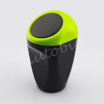 

Auto Office Accessories Rubbish Bucket Can Cup Holder Trash Waste Bin Garbage Basket ABS Trim