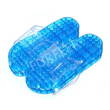 Мужские летние пляжные шлепанцы; повседневные слипперы для ванной; мужские массажные сандалии; Мужская Нескользящая домашняя обувь