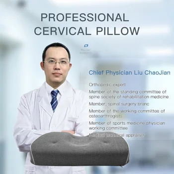 

Ognee free shipping Sleep Spine Care Correction Space Memory Foam Improve Sleeping Comfortable Magnetic Therapy Healthy Pillow