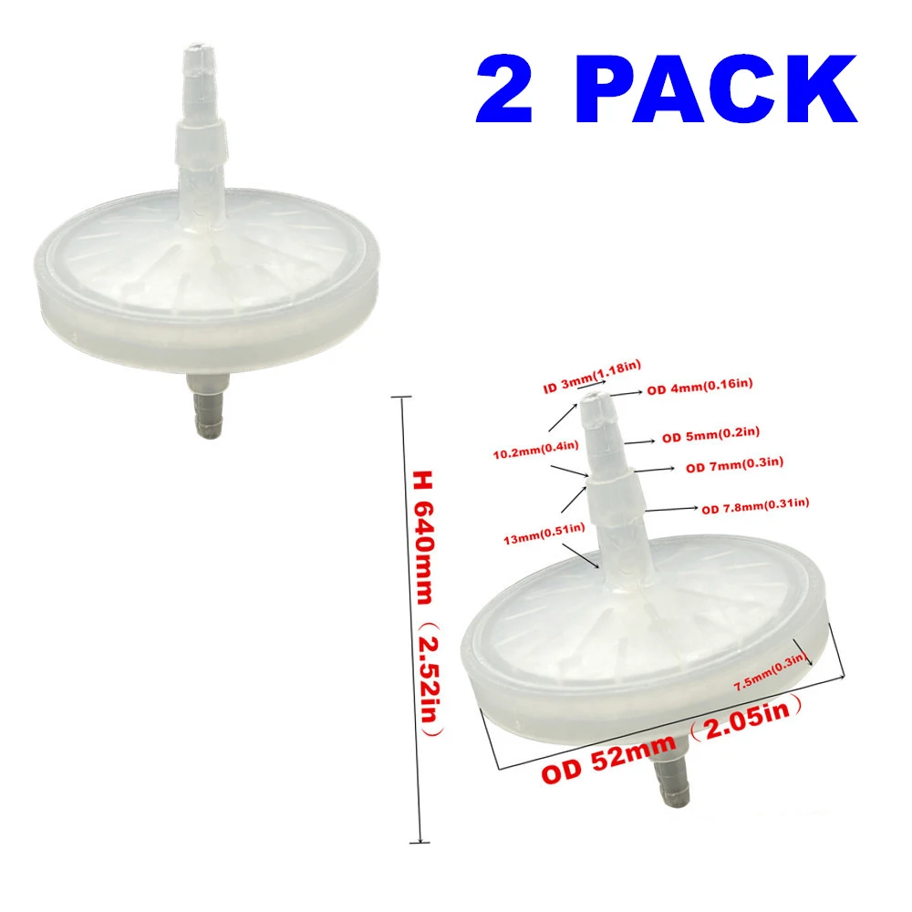 2 Pack Respironics Micro Disk Bacteria Filter for the Everflo