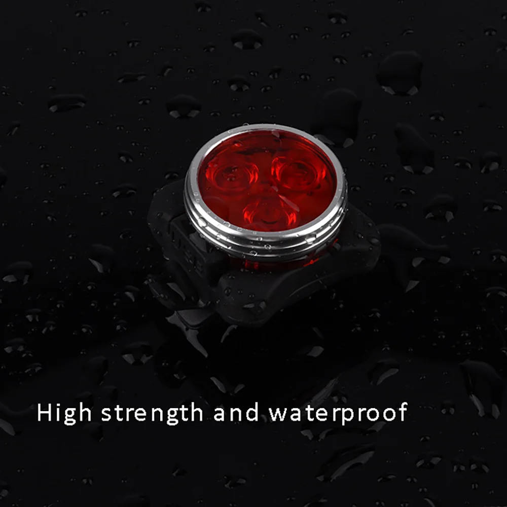 Cycling Bicycle Bike 3 LED Head Front With USB Rechargeable Tail Clip Light Lamp Outdoor Cycling bike accessories 4 modes
