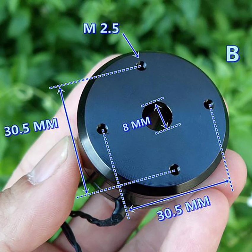Model Airplane Toy PTZ Motor KV50 6S-DC22.2V Three-phase Brushless Motor Micro Electric Machinery Without Brush