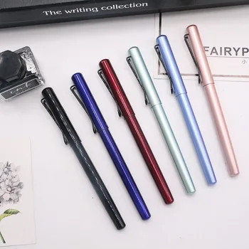 

1PC Yongsheng Pen Student Positive Posture Practice Hard Pen Writing Sheet Metal Signature Pen Colorful Fountain Pen Cute