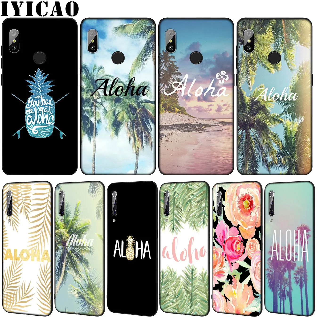 Summer Beach Hawaii Aloha Sea Ocean Soft Phone Case for Xiaomi Mi 10 9 9T A3 Pro 8 SE A2 Lite A1 6 CC9 CC9E pocophone f1 Mi10 | Мобильные