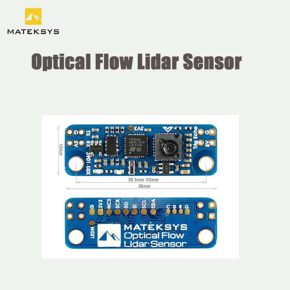 M./-1 шт. MATEKSYS Matek оптический поток и датчик LIDAR 3901-L0X INAV модуль F4 F7 F405 Контроллер полета для RC FPV гоночный Дрон