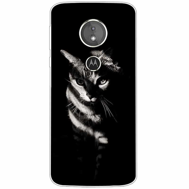 Animal Design TPU Soft Silicone Clear Case for Motorola Moto G6 Series