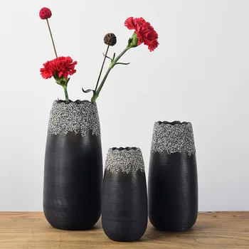 

Modern Simple Vase Flower Ware Handmade Ceramic Flower Plug Home Ornaments Nordic Living Room Ornaments