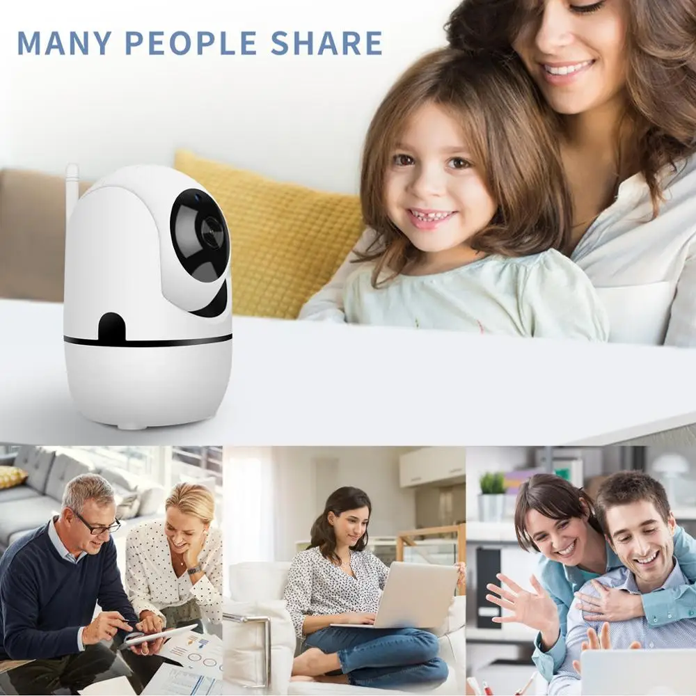

Doornanny Smart PTZ Conrtol 1080P HD IP Camera Surveillance Camera CCTV Security Camera Dual-Way Conversation Baby Monitor