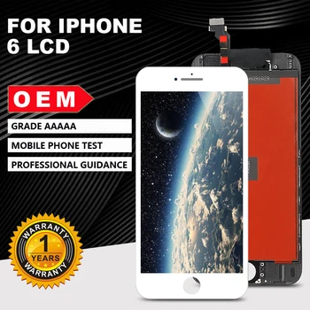 

AAA+++quality 100%OEM for iPhone 6G screen 4.7 inch mobile phone screen for iPhone 6G 100% P test+gift