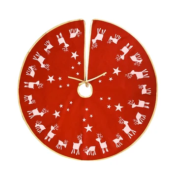 

Newest Arrival Christmas Tree Skirt Fashion Elk Christmas Tree Skirt Apron Christmas Christmas Holiday Party Ornaments
