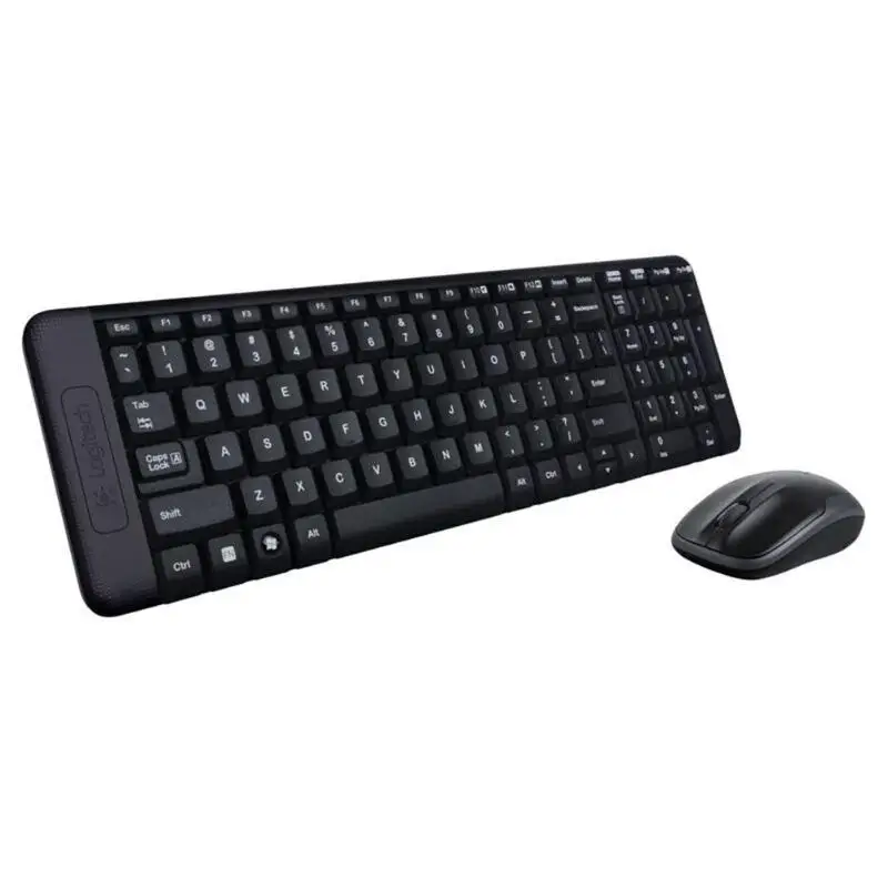 Комплект беспроводной клавиатуры и мыши logitech MK220, 104 клавиш, беспроводная клавиатура, 1000 точек/дюйм, мышь, usb-приемник, набор подключи и работай для работы