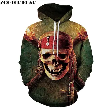 

Hot Anime Mens hoodies Skull Casual Men Hoodie Sweatshirt Long Sleeve Unisex Fashion Pullover Couple Tops ZOOTOP BEAR