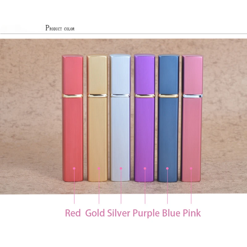 12ml Mini Portable Perfume Aluminum Metal Perfume Bottle Spray Bottle Refillable Travel Supplies Portable Sub Bottle 3