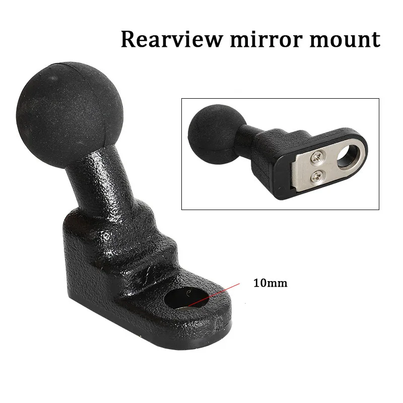 Motorcycle Handlebar Rear Mirror Mount Rail for Gopro 8 7 Xiaomi Yi 4K SJCAM Sony EKEN DJI OSMO Action Sports Holder Ram Mounts