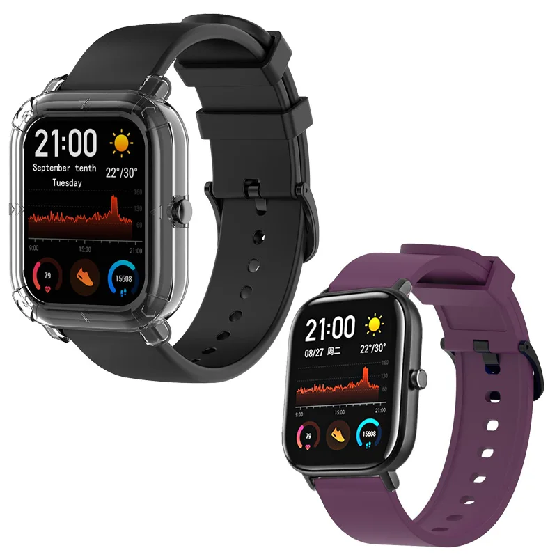 Amazfit GTS защитный браслет чехол пленка для экрана для Xiaomi Huami Amazfit GTS ремешок для часов защитный чехол s Smartwatch пленка для экрана