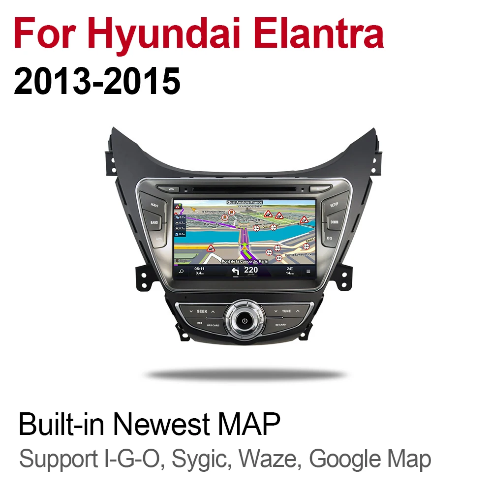 2din Android 9 0 Восьмиядерный 4 Гб ОЗУ автомобильный DVD плеер для Hyundai Elantra 2013 ~ 2015 GPS Радио