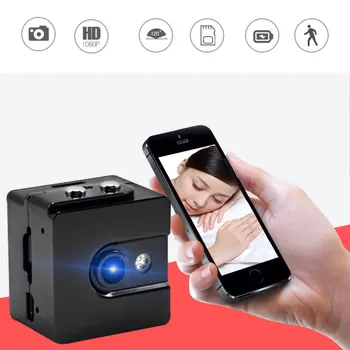 

R8 Mini Sport DV Camera Filing Record Home Security Video Recorder Night Vision 1080P TF Card Loop Recording Infrared Wide Angle