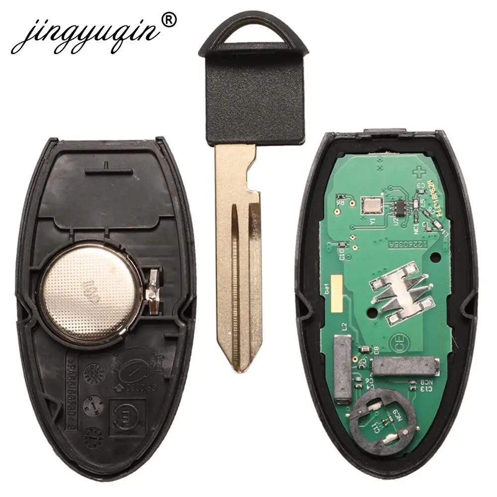 Jingyuqin-키리스 스마트 자동차 키, 315Mhz ID46 PCF7952, 닛산 알티마 티아나 맥시마 무라노 크로스카브리올레 KR55WK48903 KR55WK49622
