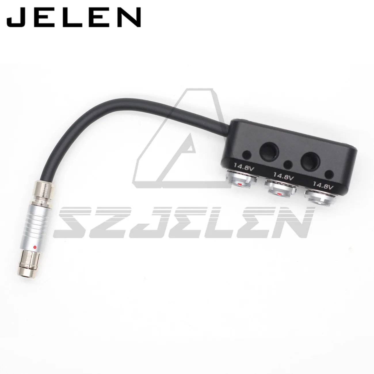 ARRI RS 3pin Male to 0B 2 pin Female концентратор переходник разветвитель для камеры распределитель питания, трехходовой разветвитель