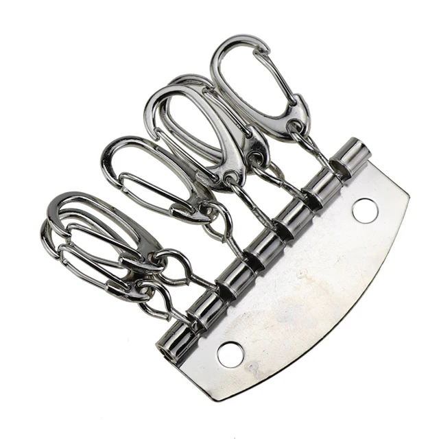 Vastagabb/Normál Kulcs Csat 4 Foga 6 Fogak Kulccsal Diy Fém Táska Tartozékok - Image 2