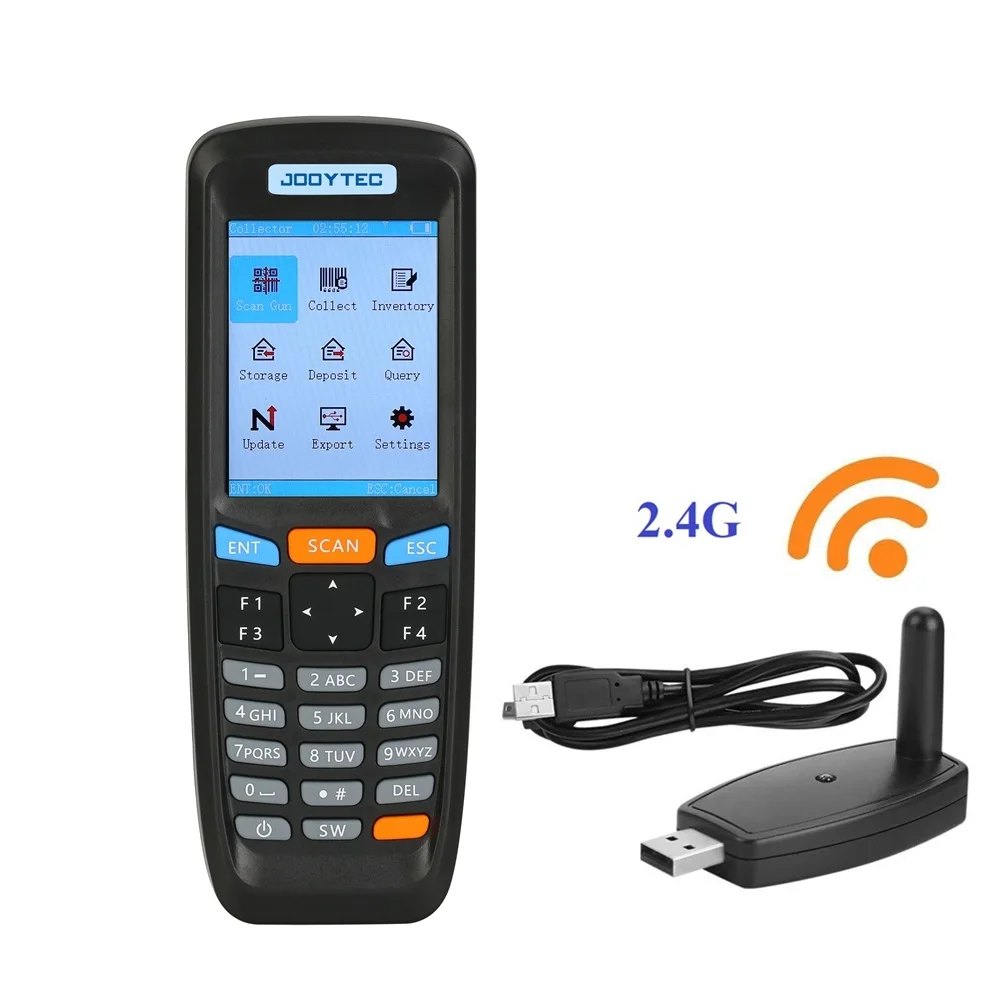 2,4G беспроводной ручной PDT сканер штрих-кодов 1D/2D портативное устройство сбора данных терминал устройство считыватель штрих-кодов