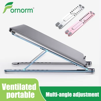 

Ventilated Portable Laptop Stand Aluminium Foldable Macbook Pro Support Adjustable Notebook Holder Tablet Base For PC Phone