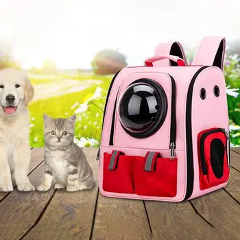 

Pet Oxford Cloth Backpack Cat Dog Breathable Bag for Outdoor Travel