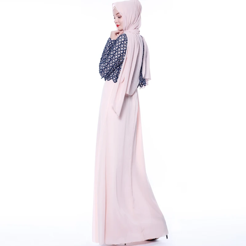 Abaya Dubai Kaftan Arabic Muslim Dress Women Robe Musulmane Longue Caftan Pakistan Turkish Islamic Hijab Dress Vestidos Largos