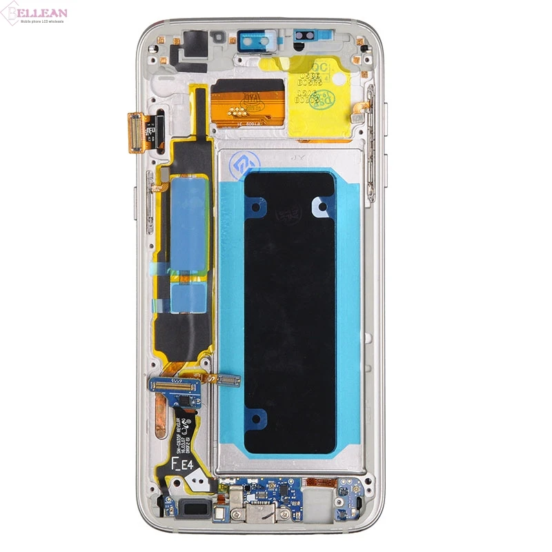 HH 1 шт. продвижение супер Amoled S7 Edge ЖК дисплей для samsung Galaxy G935 G935F Дисплей сенсорный дигитайзер в сборе с рамкой