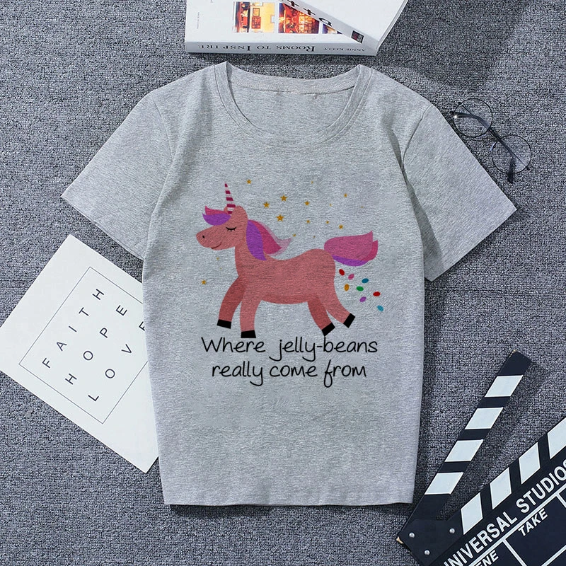 2080632 Print Tshirt Gray Casual Streetwear Vogue T-shirts |