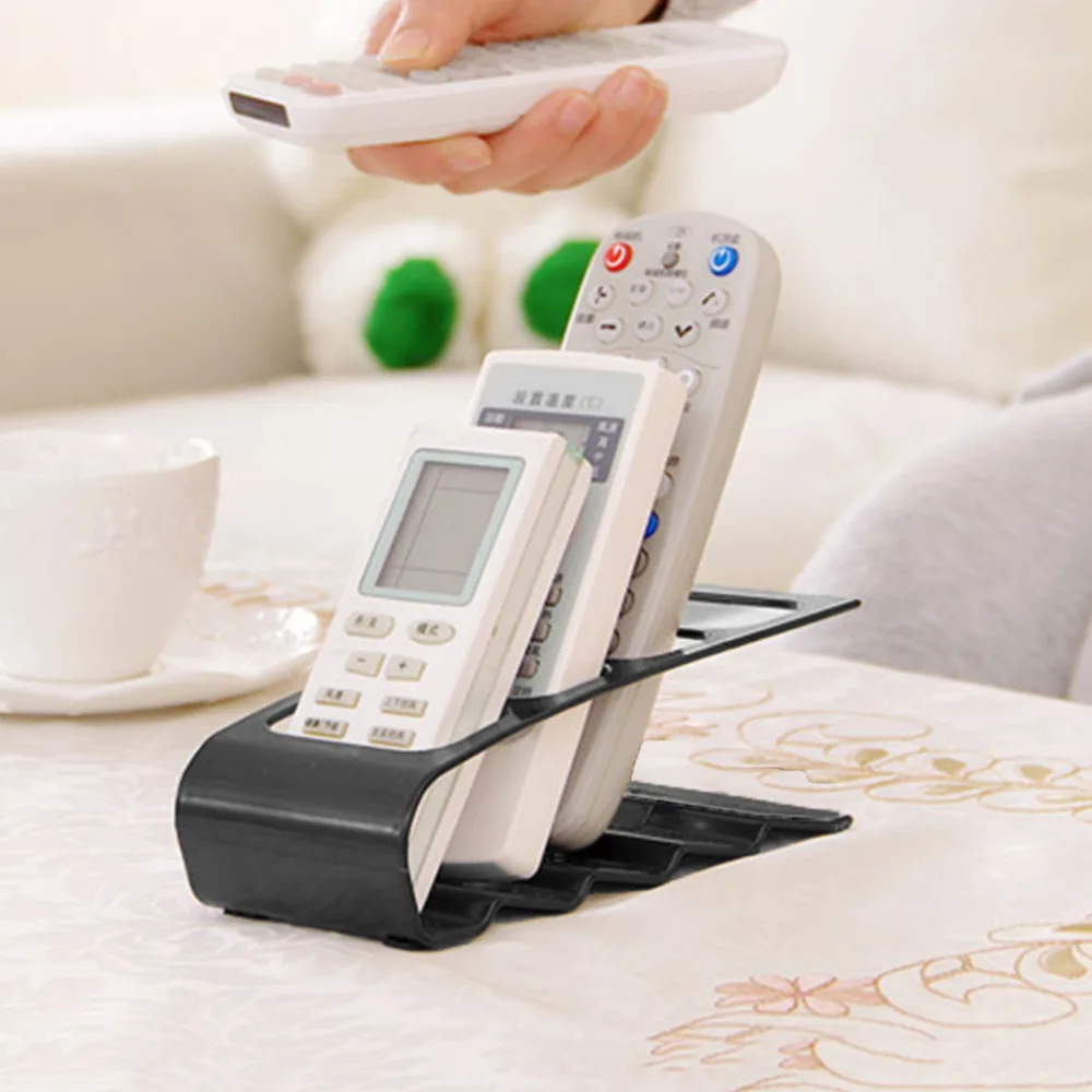 

Hot TV DVD VCR Remote Control Storage Rack Cell Phone Holder Storage Stand new arrival