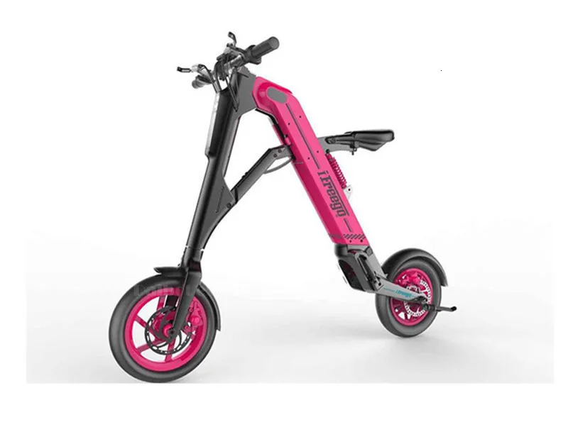 Daibot Portable Electric Bike Two Wheel Self Balancing scooters 12 inch 280W 36V48V Foldable Electric Scooter For Adults        (3)