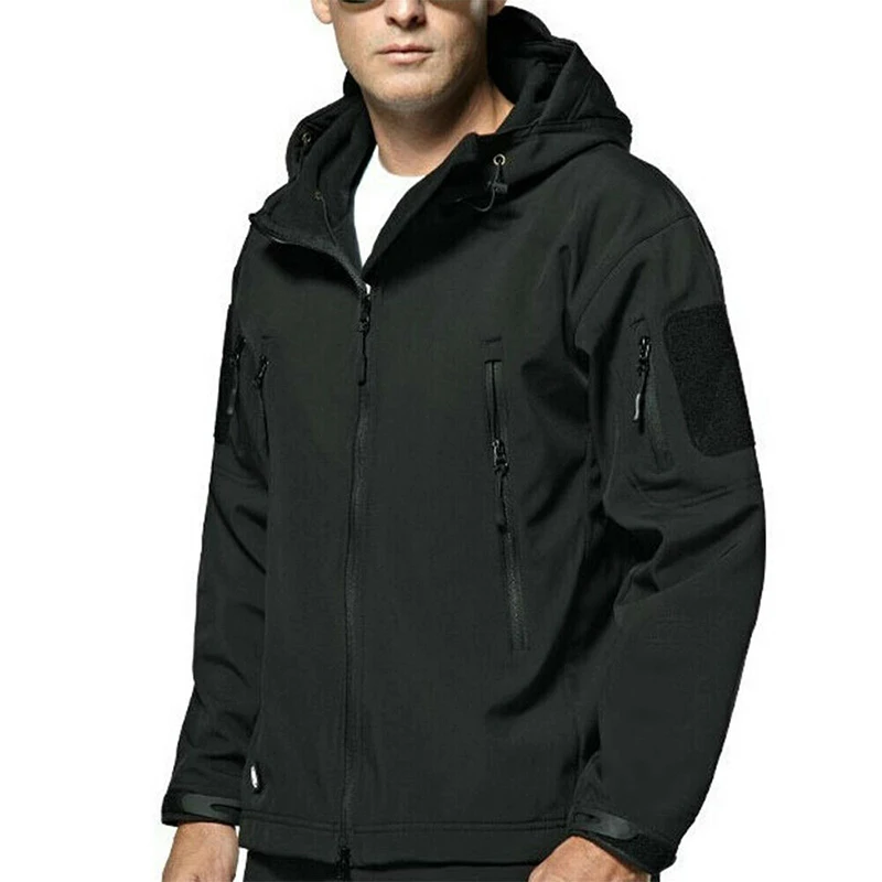 Зимняя мужская куртка, уличная Водонепроницаемая Мужская куртка, тактическое пальто, мягкая оболочка, куртки для альпинизма, повседневная верхняя одежда, топы
