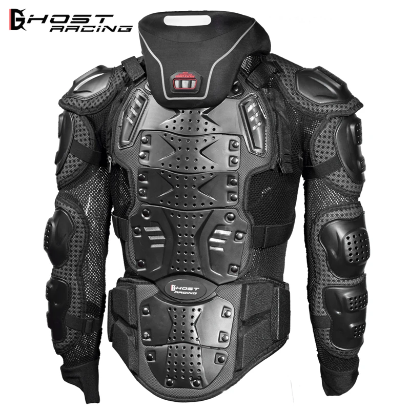 GHOST куртка для мотоспорта для мужчин полное тело Мотоцикл снаряжение для мотокросса гоночная Защитная Экипировка защита мотоцикла
