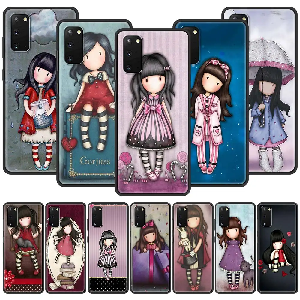 Чехол для Samsung Galaxy S21 S20 FE S10 S8 S9 плюс S10e Примечание 20 9 8 10 Lite Чехлы милых девочек